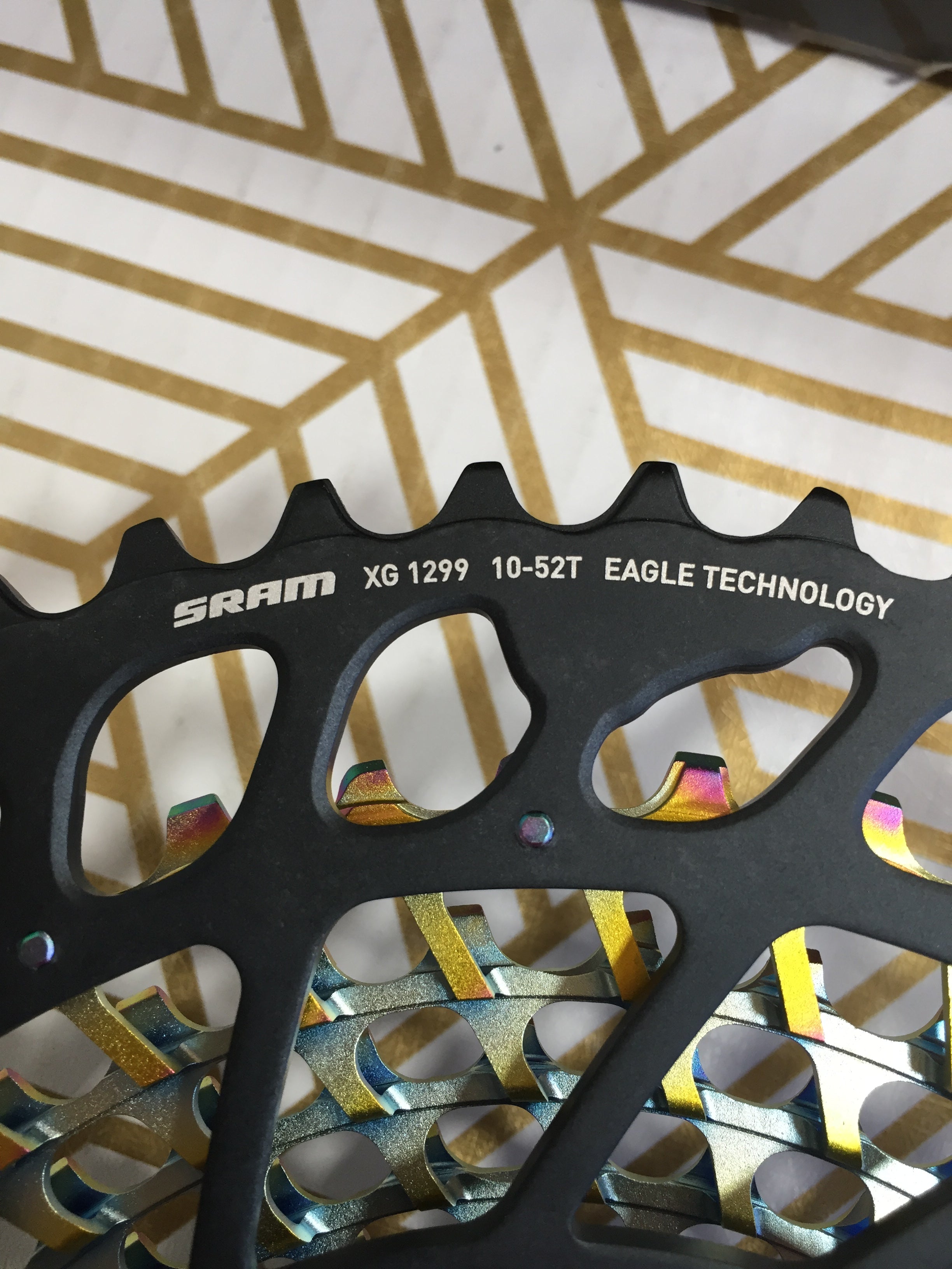 SRAM XG-1299 XX1 Eagle 12-Speed Cassette Rainbow, B1, 10-52t (7715713777902)